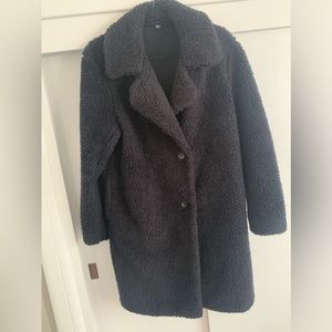 Uniqlo Pile Lined Fleece Tailored Coat